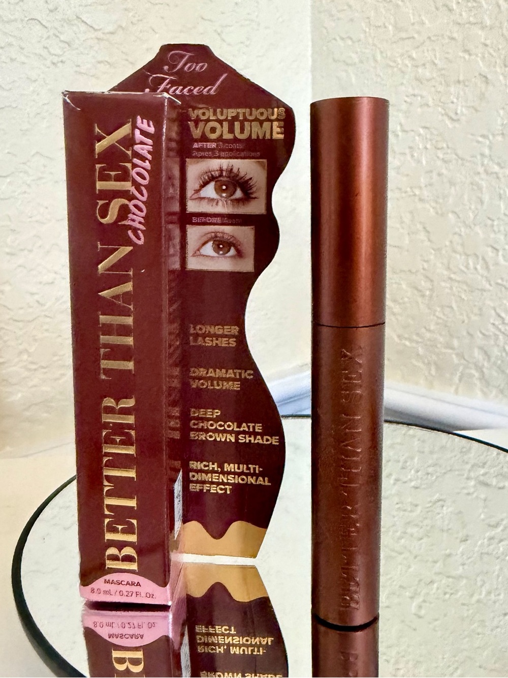 Too Faced Better than sex mascara in shade chocolate brand new